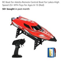 RC Boat for Adults-Remote Control Boat for Lakes-High Speed 25+ KPH-Toys... - $96.98 CAD