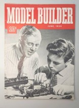 1939 Model Builder Magazine June Lionel Model Railroad Train Building M524 - £11.79 GBP