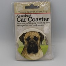 Super Absorbent Car Coaster - Dog - English Mastiff - $5.44
