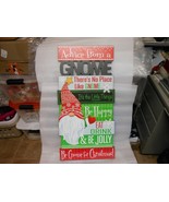 Transpac &quot;Everyday Is A Holiday - Advice From A Gnome&quot; Wood Wall Plaque ... - $32.62