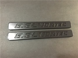 1 pair 5.3L VORTEC Emblem  3D Decal 1500 2500hd Silve Truck Black White Red Chro - £60.73 GBP