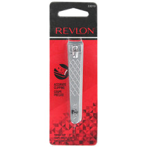 Revlon Nail Clipper with Curved Blade &amp; Foldaway Nail File 33010 - £7.01 GBP