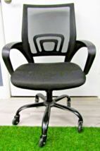 Office Ergonomic Black Adjustable Mesh Computer Chair with Lumbar Support - $59.40