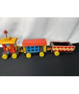 Vintage Fisher Price Wood Train Caboose - $14.94 CAD