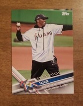 2017 Topps First Pitch Mase #FP-23 Miami Marlins Free Shipping - £1.43 GBP