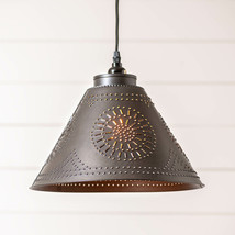 Barrington Swag Pendant Punched Tin Ceiling Hanging Fixture - €74,49 EUR