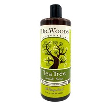 Dr. Woods Pure Tea Tree Liquid Castile Soap with Organic Shea Butter, 32 Ounce - £31.97 GBP