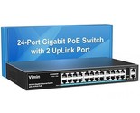 24 Port Gigabit Poe Switch With 2 Uplink Gigabit Ports, 26 Port Unmanage... - $259.99