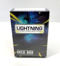 Lightning Card Collection Deck Box Fits 100 Cards or 70+ Sleeves NEW Sealed - $20.99