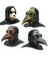 Plague Doctor Halloween Mask Steampunk Dr. Crow Bird Bronze Copper White Silver - $25.99