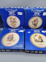 Vintage Goebel MJ HUMMEL 1975, 1976, 1977 &amp; 1978 Annual Collector&#39;s Plates - £16.50 GBP