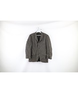 Vtg 60s Mens 40R Wool Harris Tweed 3 Button Suit Coat Blazer Jacket Houn... - $1,825.34 MXN