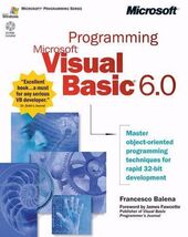 Programming Microsoft® Visual Basic® 6.0 By Francesco Ba - $568.48 MXN