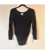 Victoria&#39;s Secret Vintage Gold Label black Lace Bodysuit Women&#39;s Medium - $49.00