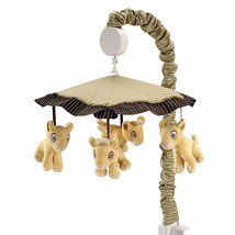 Baby Musical Mobile Crib Nursery Decor Bed Lion King Simba Ivory Brown S... - £49.84 GBP