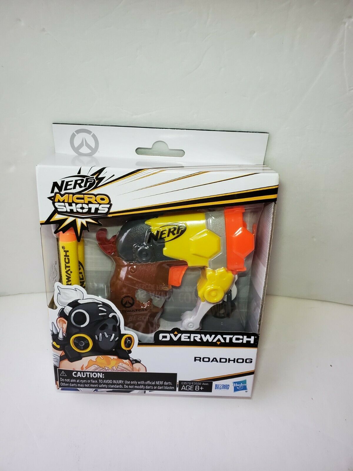 Nerf Micro Shots Overwatch Roadhog Dart Gun 2019 Blizzard - £9.55 GBP - £11.95 GBP