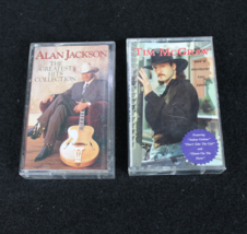 Tim McGraw Not a to Moment Alan Jackson Greatest Hits Collection Cassette Tape - £11.15 GBP