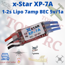 X-Star XP-7amp 1s or 2s Brushless ESC BEC 5v 1a - $354.33 MXN