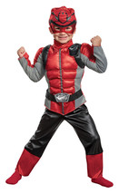 Disguise Red Ranger Beast Morpher Toddler Boys&#39; Muscle Costume - £92.42 GBP