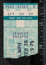 Vintage Triumph Ticket Stub Febbraio 26 1976 Pittsburgh STANLEY Theater Tob - £39.82 GBP