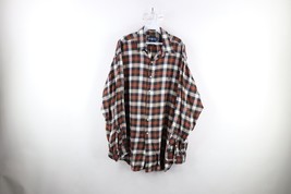 Vintage 90s Ralph Lauren Mens XL Baggy Fit Blake Flannel Button Down Shi... - $44.50