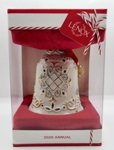 Lenox 2020 Annual Ornament Christmas Bell 5.2&quot; New In Box Gift for Holiday - £29.89 GBP