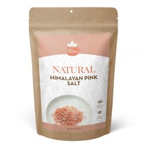 Natural Himalayan Salt - Kosher Free Pink Himalayan Salt -16 OZ - £8.66 GBP