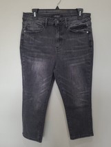Judy Blue Size 11 / 30 Gray Washed Black Skinny Fit Capri Denim Jeans - $25.60