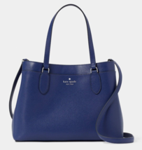 New Kate Spade Sienna Satchel Grain Leather Bold Navy with Dust bag - £121.15 GBP
