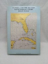 Vintage 1973 Flordia And The Islands Navigational Chart Jigsaw Puzzle Co... - $24.75