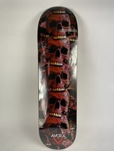 Avera skateboards deck 8.5” RARE quality Skulls 6 Six feet under - £31.49 GBP