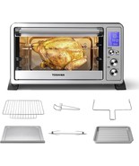 TOSHIBA Large 6-Slice Convection Toaster Oven 25L, AC25CEW-SS Stainless ... - $100.88