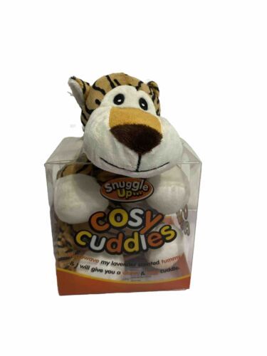 Snuggle Up Cosy Cuddles Tiger Plush Microwave Lavender New Vtd - $20.99
