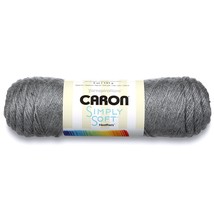 Caron Simply Soft Heathers Yarn, 5 oz, Gray Heather, 1 Ball - $19.99