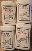 4 PACK!! Smart Home Silver Cleaning Wipes 120 Wipes Total. ~~ FREE SHIPPING - $19.75