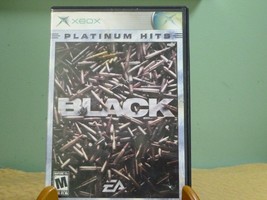 Black (Microsoft Xbox Platinum Hits, 2006) With Manual - Tested and Guaranteed - £10.22 GBP