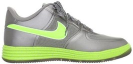 Men&#39;s Nike Lunar Force 1 Fuse Casual Shoes, 555027 002 Size 13 Granite/Volt - £79.05 GBP