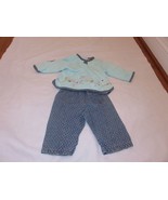 Catimini Baby 2P Duck Chicken Bird Quilted outfit 12 months EUC - $23.33
