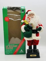 Vintage Christmas Musical Santa Claus 16 inch Figure Holiday Creations Box READ - £18.43 GBP