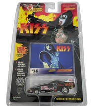1997 Johnny Lightning KISS Gene Simmons Funny Car with Card # 36 Die Cast 1/64 - £12.36 GBP