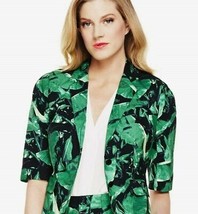VINCE CAMUTO Womens Blazer Three Quarter Sleeve Palm Green Size 0 $129 - NWT - £14.37 GBP