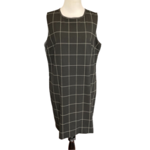 Lauren Ralph Lauren Womens Sheath Dress Black Windowpane Lined Sleeveles... - £21.78 GBP