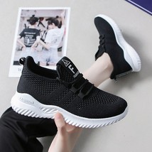 Mesh Sneakers Female Spring and Summer New Women&#39;s Shoes Fashion Running Tennis  - £20.75 GBP