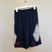 Nike Kevin Durant KD Dri-Fit Basketball Shorts Navy Blue 618309-410 SIZE MENS M - $14.87