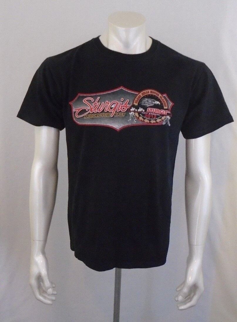  Sturgis 2012 72nd Motorcycle Rally Large Cotton Men&#39;s T Shirt - $7.92