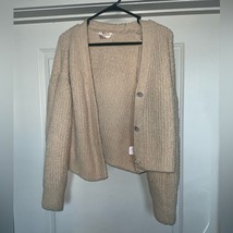 No Boundaries Fuzzy Cropped Cardigan Women’s Juniors Size XL  Soft Cozy ... - $27.00