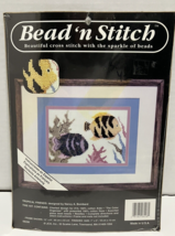 Bead &#39;n Stitch Tropical Friends Cross Stitch Kit Glass Seed Beads JCA NEW - $7.88