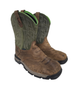 Ariat Men&#39;s Rebar Flex Western Waterproof Work Boot 450008662 Brown Gree... - $2,938.74 MXN