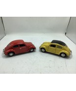 LOT OF 2 - 1955 Volkswagen Beetle SS 7707 Diecast Model Toy Car Collecti... - €19,13 EUR