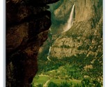 Overhanging Rock Yosemite Vally California CA UNP Chrome Postcard S7 - $3.91